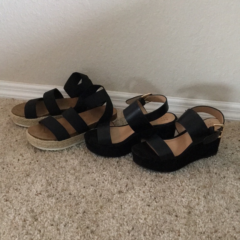 Platform Espadrilles & Wedge Bundle